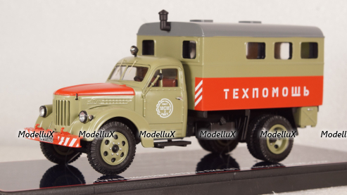 УралЗис-355М Путеремонтная летучка ПКБ ЦП, TruckTyr 1:43
