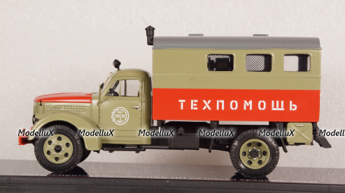 УралЗис-355М Путеремонтная летучка ПКБ ЦП, TruckTyr 1:43