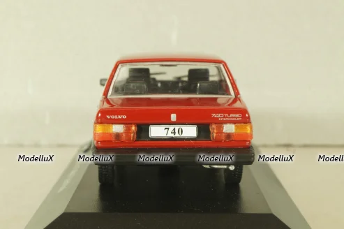 Volvo 740 turbo, RED, 8506017, Atlas Volvo Collection, 1:43
