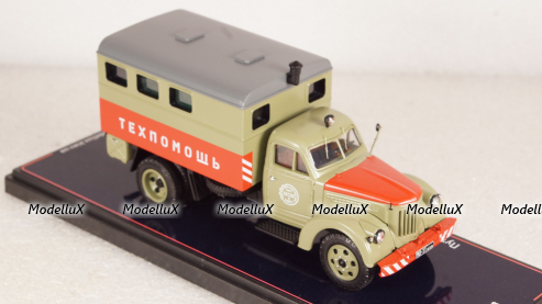 УралЗис-355М Путеремонтная летучка ПКБ ЦП, TruckTyr 1:43