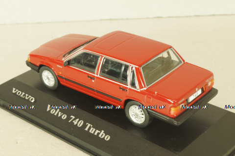 Volvo 740 turbo, RED, 8506017, Atlas Volvo Collection, 1:43