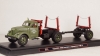 УралЗис-355М лесовоз с прицепом 1-ПР-5, TruckTyr 1:43