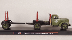 УралЗис-355М лесовоз с прицепом 1-ПР-5, TruckTyr 1:43