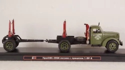 УралЗис-355М лесовоз с прицепом 1-ПР-5, TruckTyr 1:43