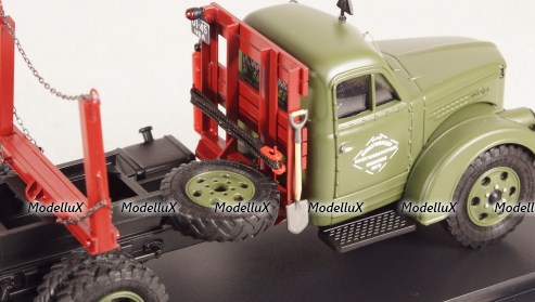 УралЗис-355М лесовоз с прицепом 1-ПР-5, TruckTyr 1:43