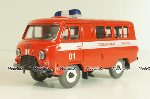 УАЗ-3962, Пожарная Часть 01, Агат 1:43