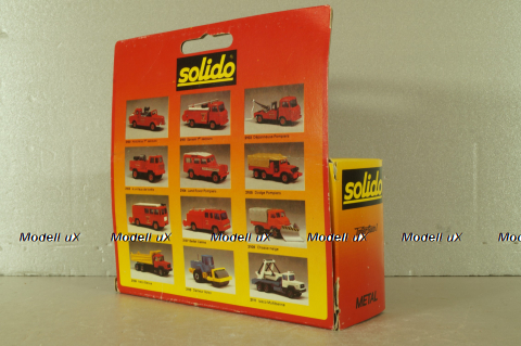 Simca Unic S.U.M.B. 4x4, truck, red, #235, Solido 1:43