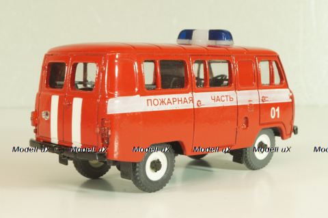 УАЗ-3962, Пожарная Часть 01, Агат 1:43