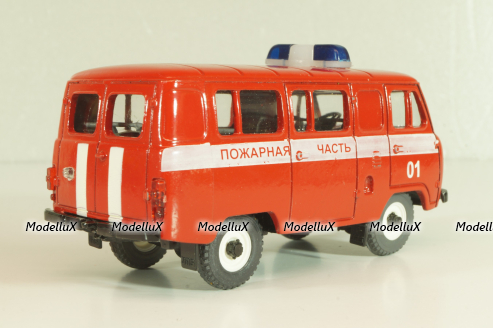 УАЗ-3962, Пожарная Часть 01, Агат 1:43