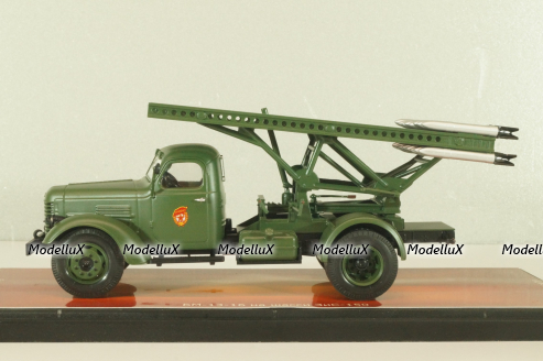 БМ-13-16 Катюша на шасси Зис-150, хаки, TruckTyr 1:43