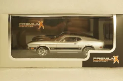 Ford Mustang Mach I 1973 silver / black, PRD398J, Premium X 1:43