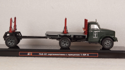 Газ-51 сортиментовоз с прицепом 1-ПР-5, TruckTyr 1:43