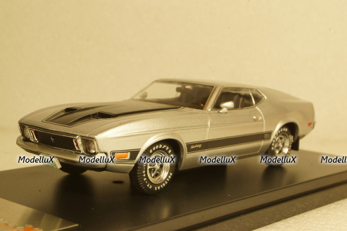 Ford Mustang Mach I 1973 silver / black, PRD398J, Premium X 1:43