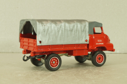 Simca Unic S.U.M.B. 4x4, truck, red, #235, Solido 1:43