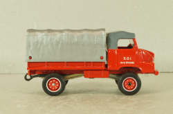 Simca Unic S.U.M.B. 4x4, truck, red, #235, Solido 1:43