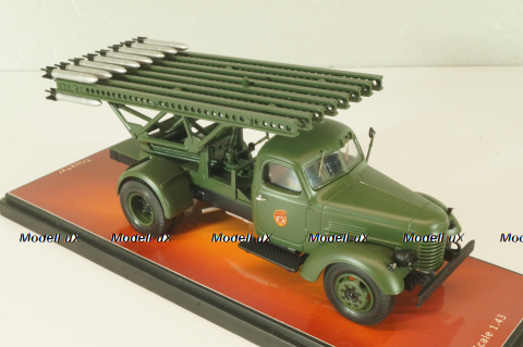 БМ-13-16 Катюша на шасси Зис-150, хаки, TruckTyr 1:43