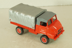 Simca Unic S.U.M.B. 4x4, truck, red, #235, Solido 1:43