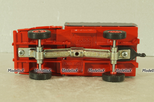 Simca Unic S.U.M.B. 4x4, truck, red, #235, Solido 1:43