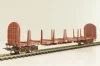 Вагон лесовоз (number 352 9 100-3), 4-х осный SNCF, Epoche IV (1965 - 1990), коричневый, 309044, Lima 1:87 (HO) 
