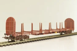 Вагон лесовоз (number 352 9 100-3), 4-х осный SNCF, Epoche IV (1965 - 1990), коричневый, 309044, Lima 1:87 (HO) 