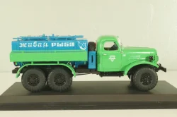 АЦЖР-157 цистерна "Живая рыба" на шасси Зил-157, зеленый/синий, TruckTyr 1:43 Уценка!