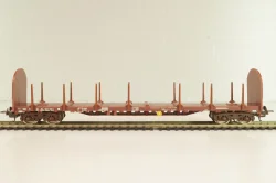 Вагон лесовоз (number 352 9 100-3), 4-х осный SNCF, Epoche IV (1965 - 1990), коричневый, 309044, Lima 1:87 (HO) 