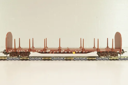 Вагон лесовоз (number 352 9 100-3), 4-х осный SNCF, Epoche IV (1965 - 1990), коричневый, 309044, Lima 1:87 (HO) 