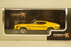 Ford Mustang Mach 1,  1971 yellow / black, PRD397J, Premium X 1:43
