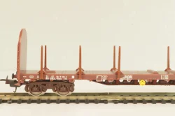 Вагон лесовоз (number 352 9 100-3), 4-х осный SNCF, Epoche IV (1965 - 1990), коричневый, 309044, Lima 1:87 (HO) 