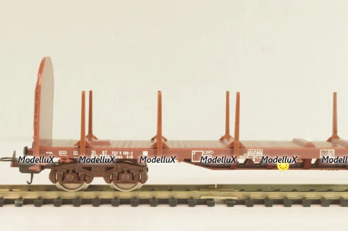 Вагон лесовоз (number 352 9 100-3), 4-х осный SNCF, Epoche IV (1965 - 1990), коричневый, 309044, Lima 1:87 (HO) 