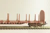Вагон лесовоз (number 352 9 100-3), 4-х осный SNCF, Epoche IV (1965 - 1990), коричневый, 309044, Lima 1:87 (HO) 