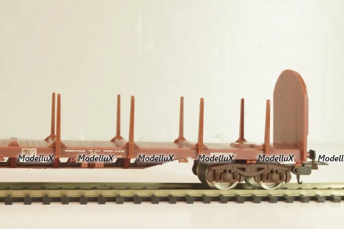Вагон лесовоз (number 352 9 100-3), 4-х осный SNCF, Epoche IV (1965 - 1990), коричневый, 309044, Lima 1:87 (HO) 