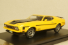 Ford Mustang Mach 1,  1971 yellow / black, PRD397J, Premium X 1:43