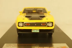 Ford Mustang Mach 1,  1971 yellow / black, PRD397J, Premium X 1:43