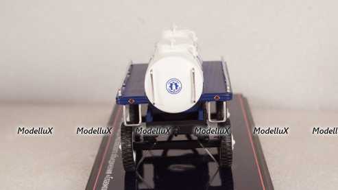 Зис-150 Автоцистерна АЦ-28 с прицепом-цистерной ПЦ-2,2 "Главмолоко", TruckTyr 1:43