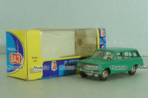 Ваз-2102 Жигули, зеленый, октябрь 1987г., Тантал/Радон 1:43