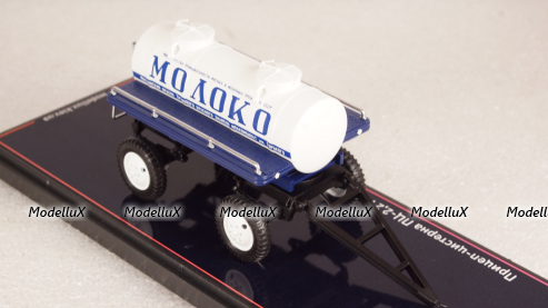 Зис-150 Автоцистерна АЦ-28 с прицепом-цистерной ПЦ-2,2 "Главмолоко", TruckTyr 1:43