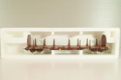 Вагон лесовоз (number 352 9 100-3), 4-х осный SNCF, Epoche IV (1965 - 1990), коричневый, 309044, Lima 1:87 (HO) 