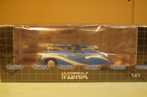 Talbot Lago T26 GS Cabriolet by Saoutchik оpen, blue 1948, MX51904-041, Matrix 1:43
