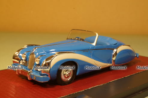 Talbot Lago T26 GS Cabriolet by Saoutchik оpen, blue 1948, MX51904-041, Matrix 1:43