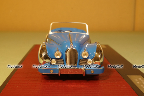 Talbot Lago T26 GS Cabriolet by Saoutchik оpen, blue 1948, MX51904-041, Matrix 1:43