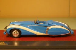 Talbot Lago T26 GS Cabriolet by Saoutchik оpen, blue 1948, MX51904-041, Matrix 1:43