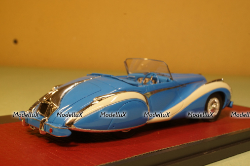 Talbot Lago T26 GS Cabriolet by Saoutchik оpen, blue 1948, MX51904-041, Matrix 1:43