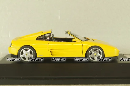 Ferrari 348 TS targa 1989, yellow, 010214, Herpa 1:43