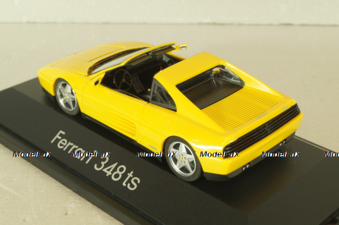 Ferrari 348 TS targa 1989, yellow, 010214, Herpa 1:43