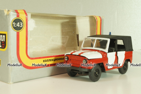 УАЗ-469 А34, пожарный, Агат 1:43