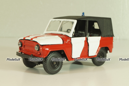 УАЗ-469 А34, пожарный, Агат 1:43