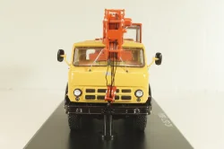 КС-3577 на шасси Маз-500А, автокран, бежевый/коричневый, SSM1644, SSM 1:43