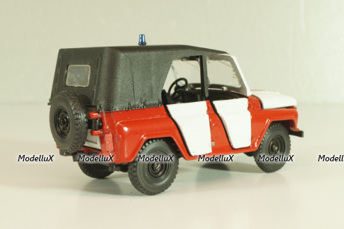 УАЗ-469 А34, пожарный, Агат 1:43