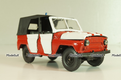УАЗ-469 А34, пожарный, Агат 1:43